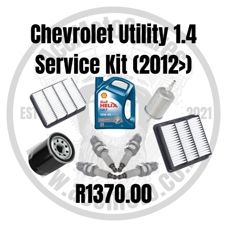 Chevrolet Utility 1.4 Service Kit - From 2012 Model & Up