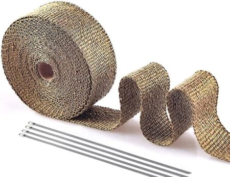 Exhaust Heat Wrap10M-25MM-1.5MM (TITANIUM)